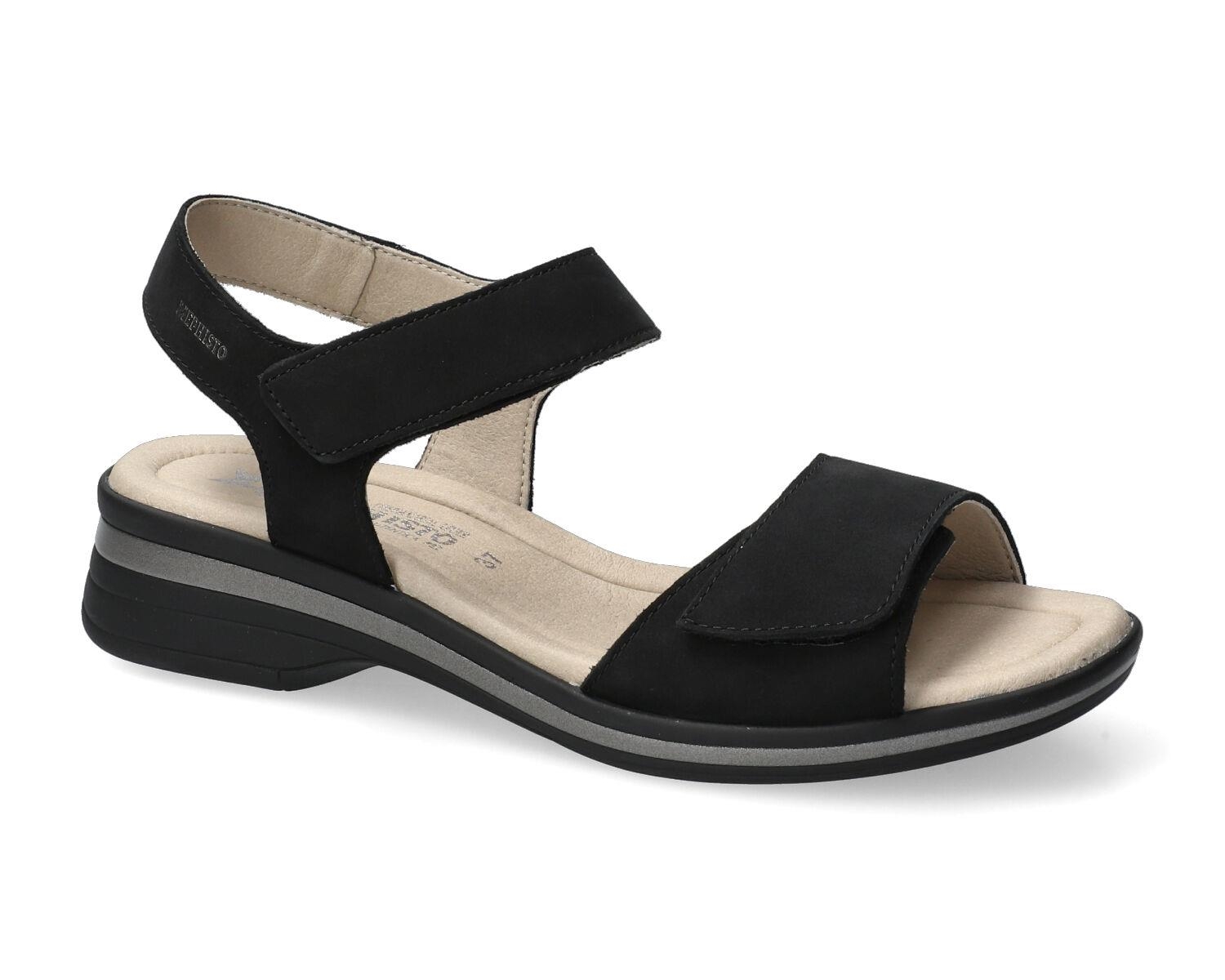 sandales femme modèle Floraline Noir - Mephisto